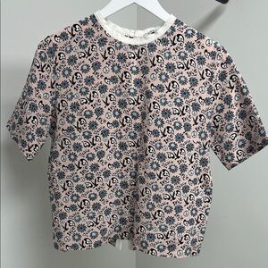 Kids' Floral and Peace Short Sleeve Tee